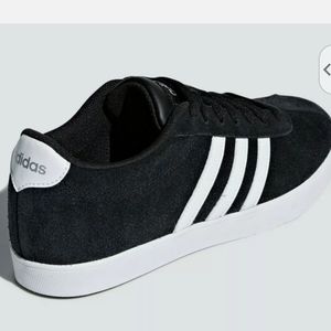Adidas Courtset Black Suede Women's 10.5 NWT